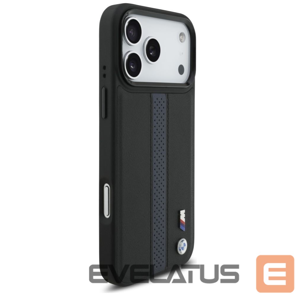 Kitos prekės BMW BMW M Perforated Stripe Logo MagSafe Case for iPhone 17 Pro Max - Blue