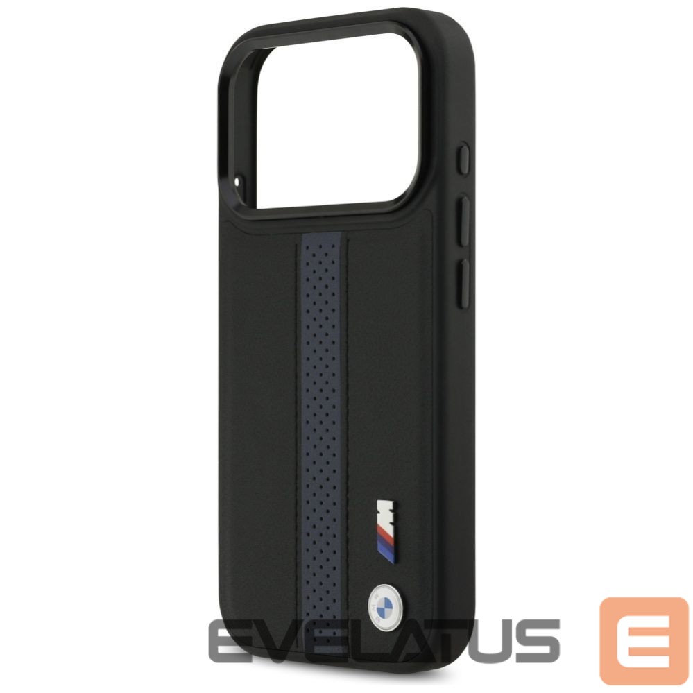 Kitos prekės BMW BMW M Perforated Stripe Logo MagSafe Case for iPhone 17 Pro - Blue