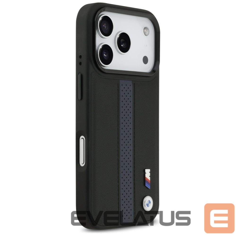 Kitos prekės BMW BMW M Perforated Stripe Logo MagSafe Case for iPhone 17 Pro - Blue