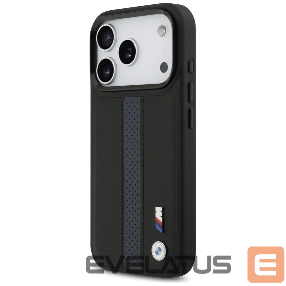 Kitos prekės BMW BMW M Perforated Stripe Logo MagSafe Case for iPhone 17 Pro - Blue