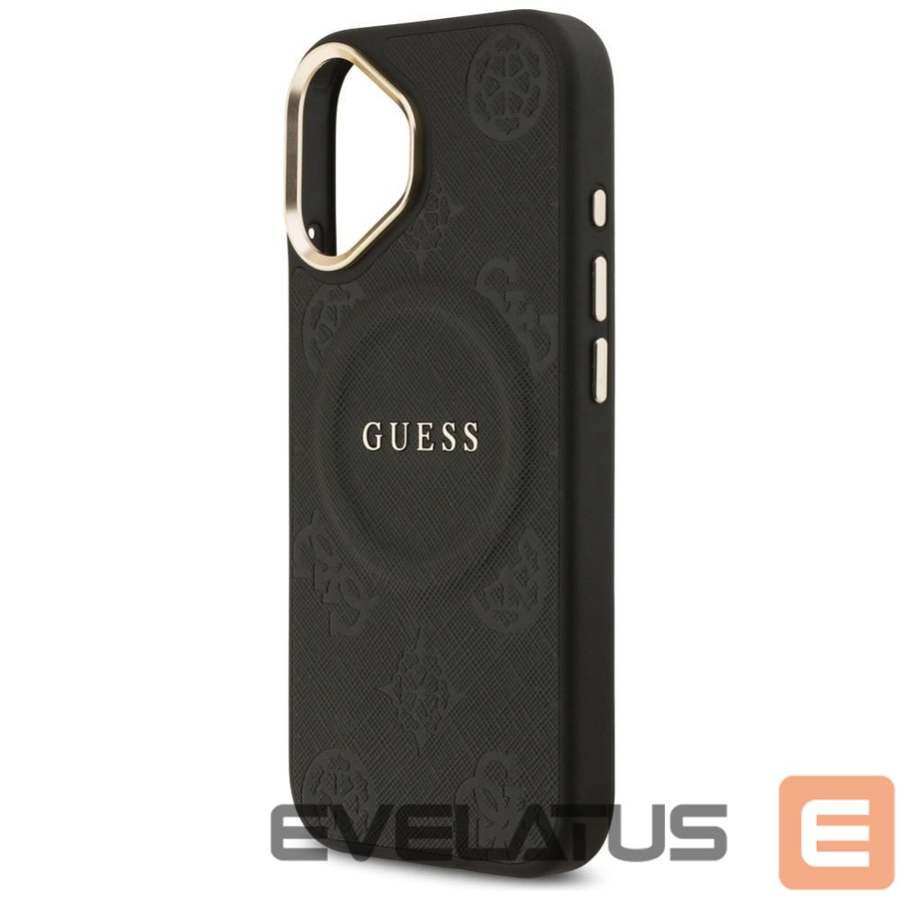 Kitos prekės Guess Guess Peony Hot Stamp MagSafe Case for iPhone 17 - Black