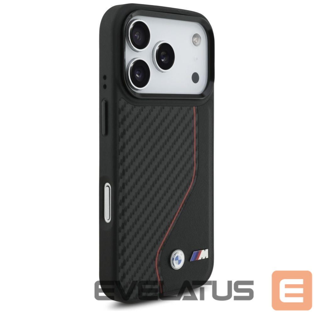 Kitos prekės BMW BMW M Carbon Line & Logo MagSafe Case for iPhone 17 Pro - Red