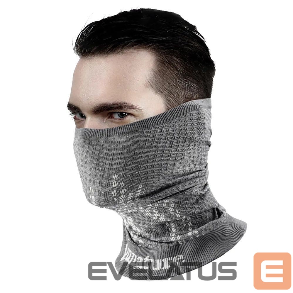 Kitos prekės Rockbros Qunature 11230014001 ski scarf, sports bandana, universal size - gray
