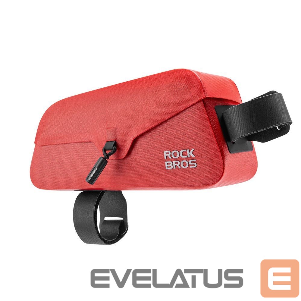 Kitos prekės Rockbros Rockbros 30120122004 Waterproof Bicycle Frame Bag with Magnetic Closure 0.9L - Red