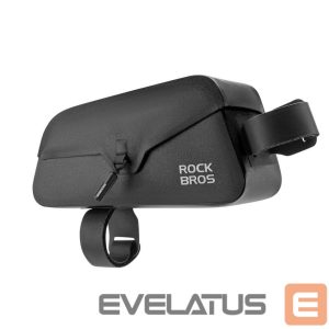Kitos prekės Rockbros  Rockbros 30120122002 Waterproof Bicycle Frame Bag with Magnetic Closure 0.9L - Black 