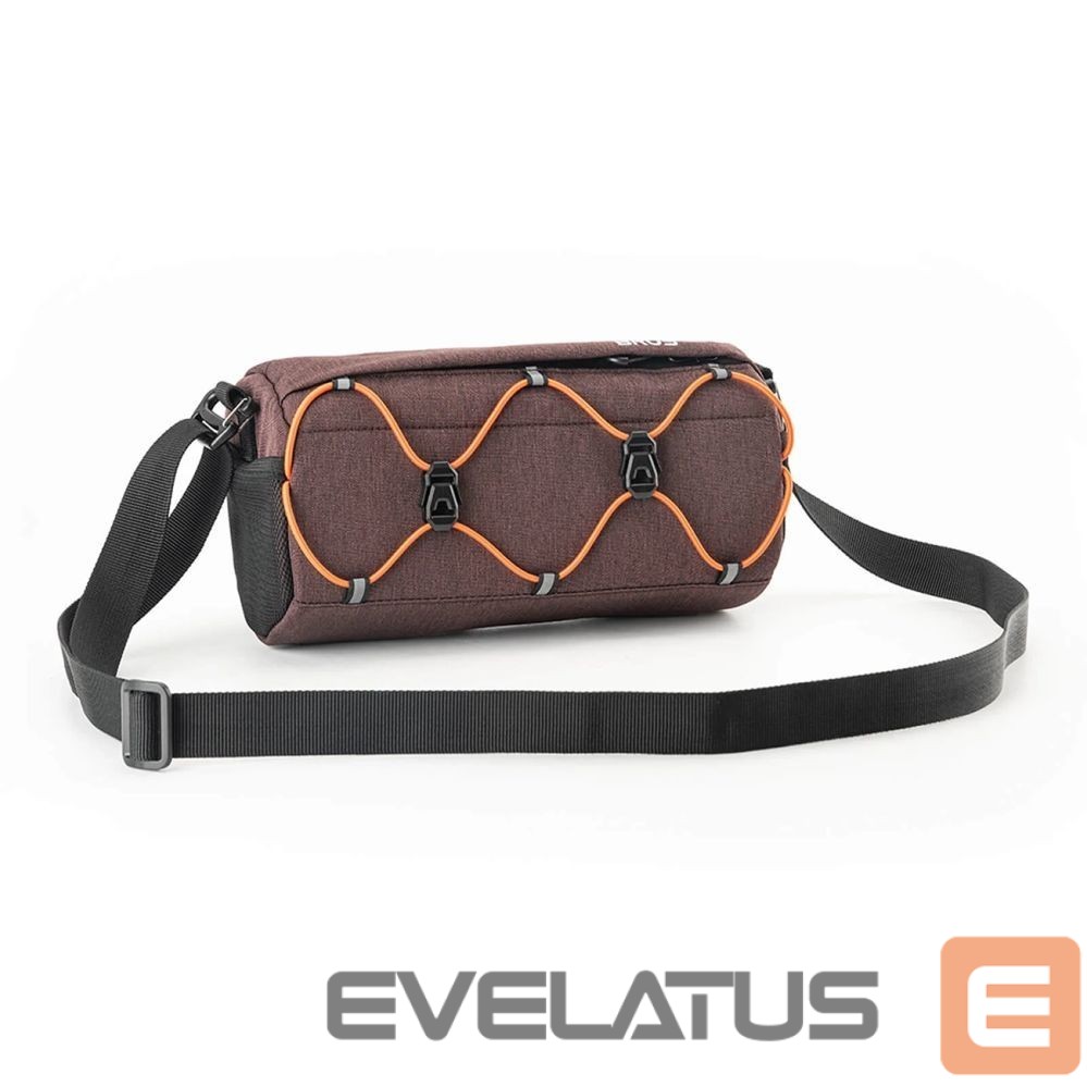 Kitos prekės Rockbros Rockbros 30110054003 Handlebar Bicycle Bag 2.2L - Brown