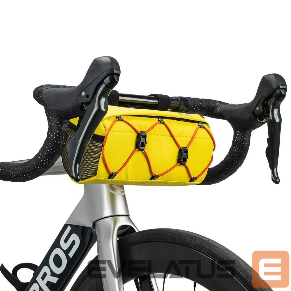 Kitos prekės Rockbros Rockbros 30110054006 Handlebar Bicycle Bag 2.2L - Yellow
