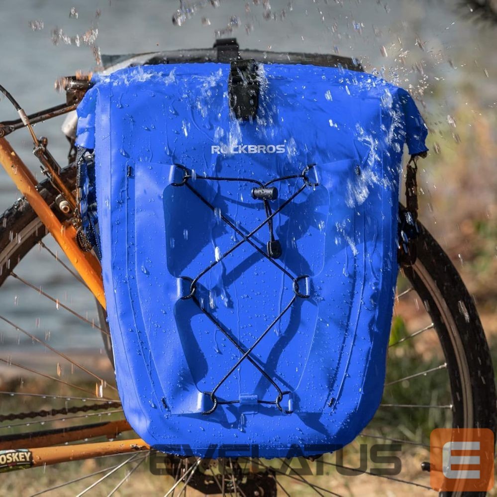 Kitos prekės Rockbros Rockbros 30140022004 Waterproof Bicycle Bag 25-32L - Blue