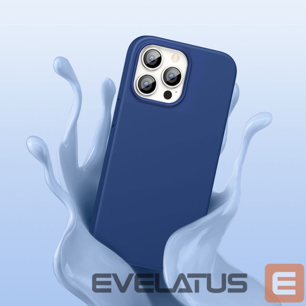 Nugarėlės dėklai Ugreen Ugreen Protective Silicone Case rubber flexible silicone case cover for iPhone 13 Pro blue