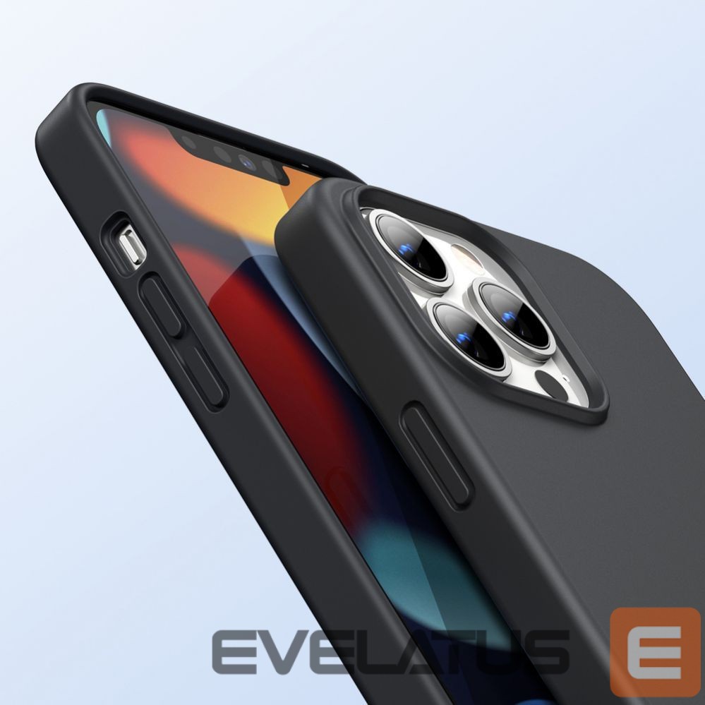 Nugarėlės dėklai Ugreen Ugreen Protective Silicone Case rubber flexible silicone case cover for iPhone 13 Pro Max black