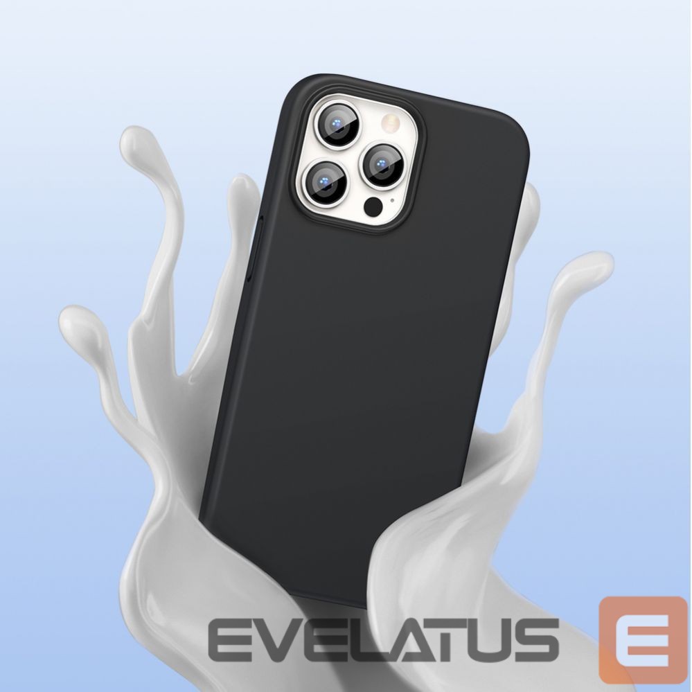 Nugarėlės dėklai Ugreen Ugreen Protective Silicone Case rubber flexible silicone case cover for iPhone 13 Pro Max black