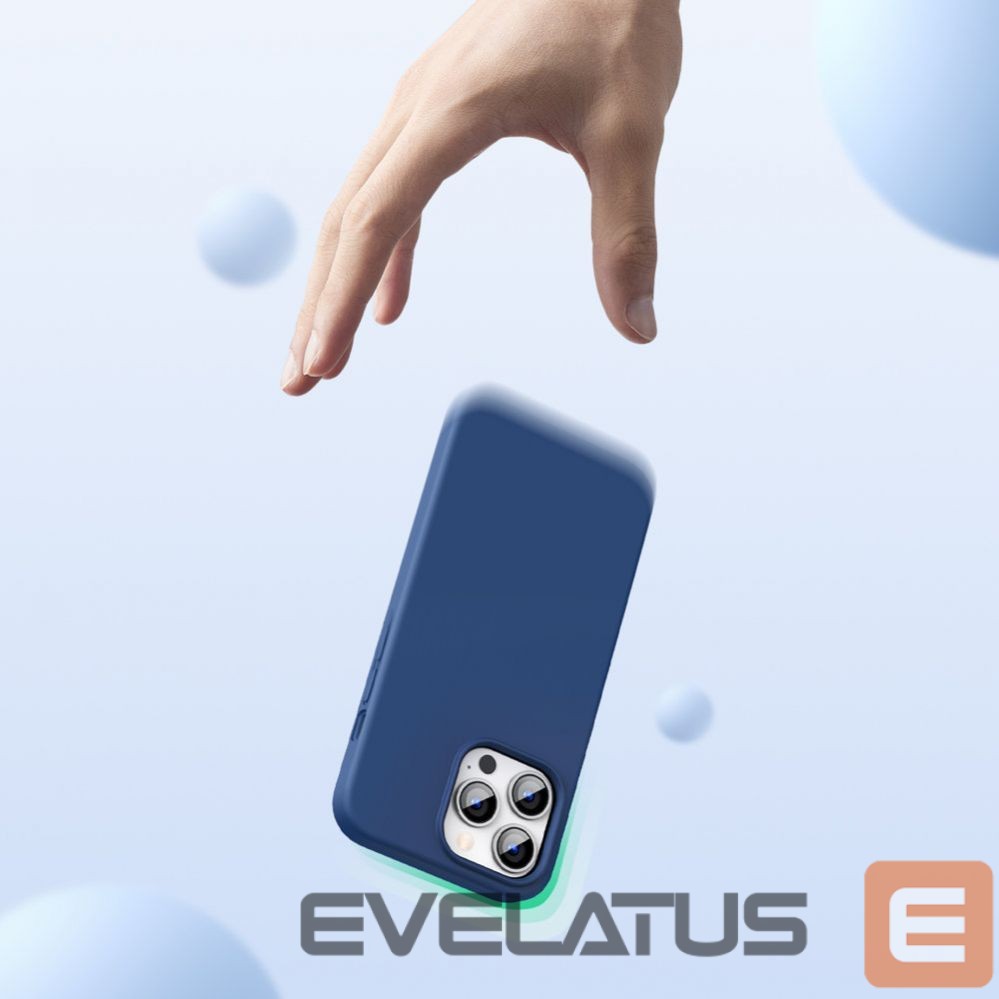Nugarėlės dėklai Ugreen Ugreen Protective Silicone Case rubber flexible silicone case cover for iPhone 13 Pro Max blue