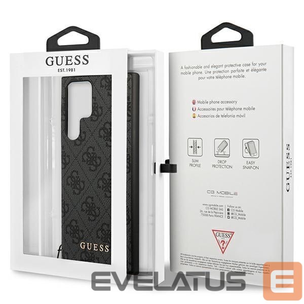 Kitas telefono priedas Guess Guess 4G Charms Collection case for Samsung Galaxy S24 Ultra - black