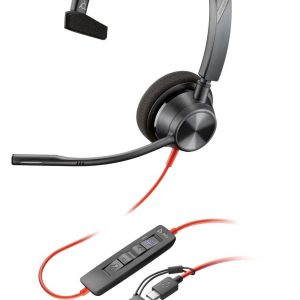 Aksesuarai kompiuterinei technikai HP  HP Poly BW 3310 Mono -M USB-C HS USB-C/A 