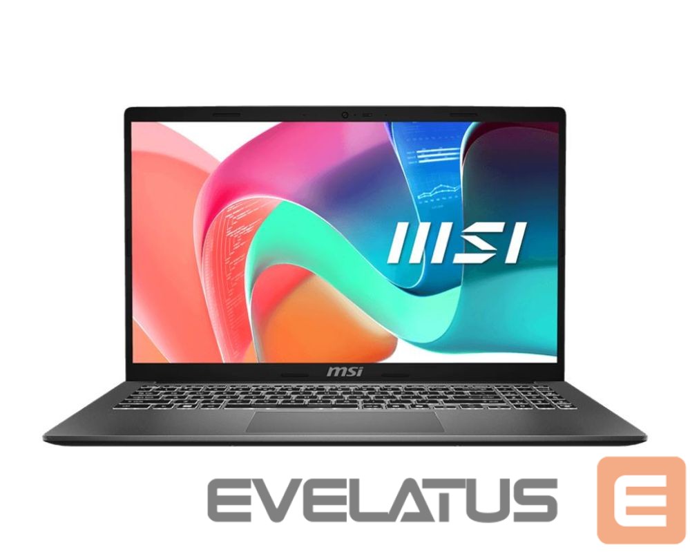 Nešiojamas kompiuteris MSI Notebook||Modern|15 F13MG|CPU Core i5|i5-1334U|1300 MHz|15.6"|1920x1080|RAM 16GB|DDR4|SSD 512GB|Intel Iris Xe graphics|Integrated|ENG|Card Reader Micro SD|Windows 11 Home|Silver|1.7 kg|MODERN15F13MG-471NL