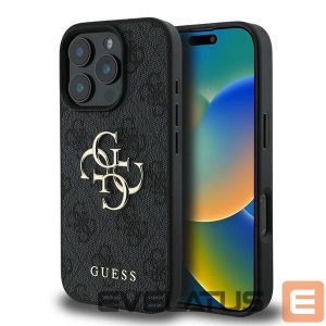 Kitas telefono priedas Guess  Guess 4G Big Logo iPhone 16 Pro Case - Black 