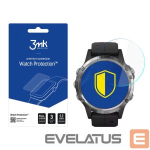 Apsauginiai stiklai 3MK  Hybrid Glass 3mk Watch Protection FlexibleGlass for Garmin Fenix ​​5 Plus 