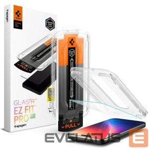 Kitos prekės Spigen  Spigen Glas.TR EZ Fit Pro Tempered Glass for iPhone 16 Pro / 17 / 17 Pro - Transparent 