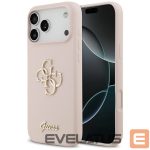 Kitos prekės Guess  Guess Silicone Big 4G Script Case for iPhone 17 Pro Max - Pink 