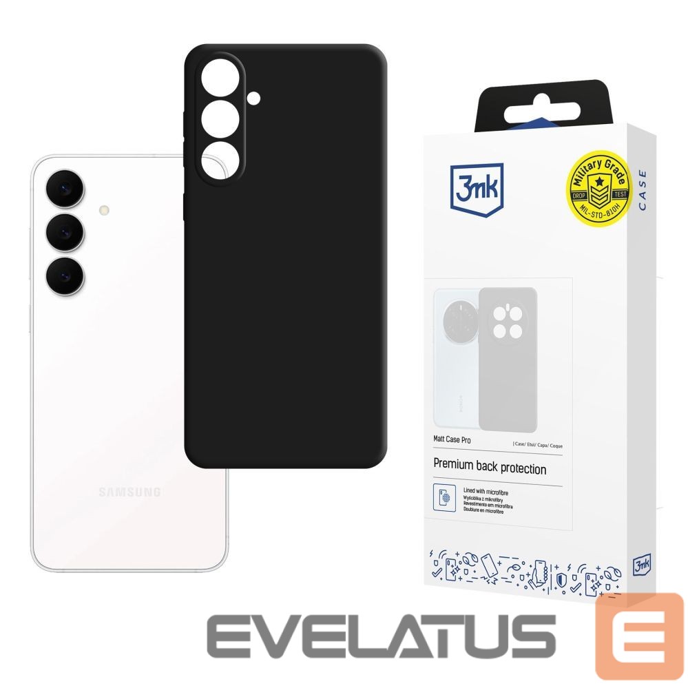 Kitos prekės 3MK 3mk Matt Case Pro for Samsung Galaxy S25 FE - matte black