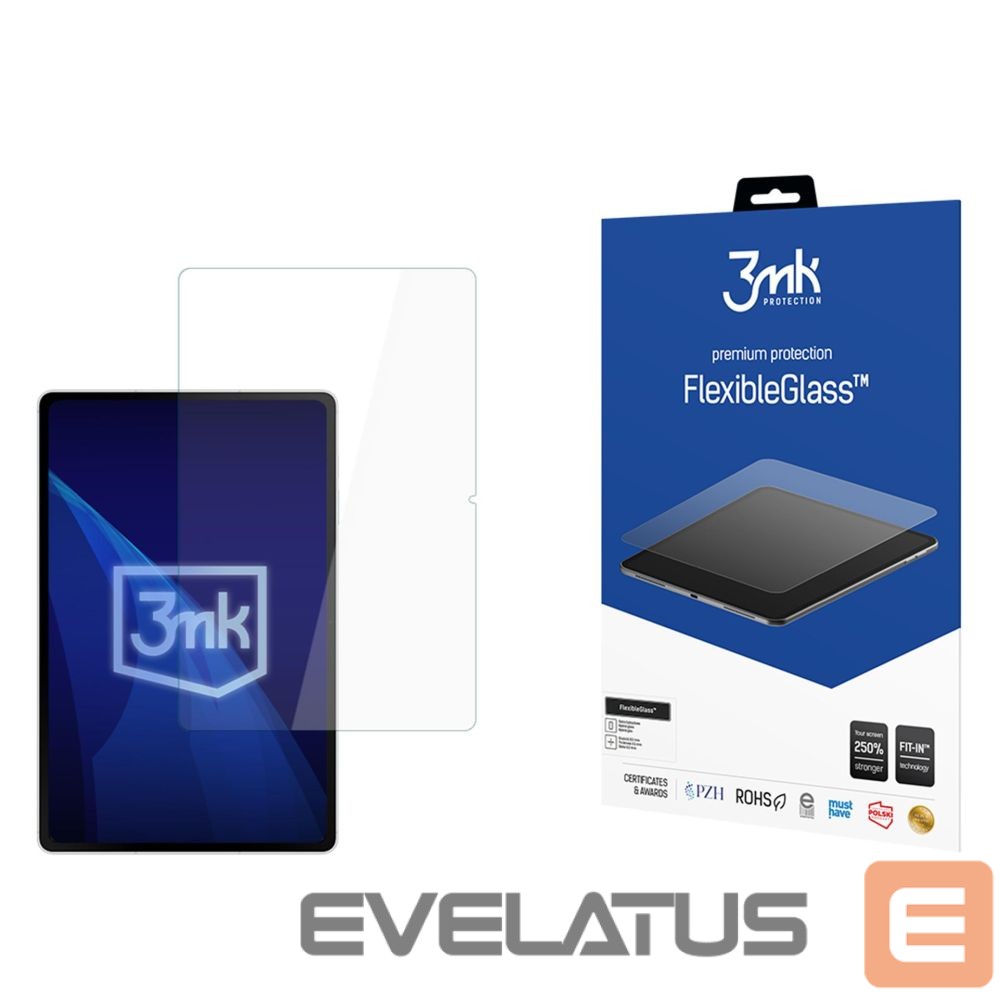 Kitos prekės 3MK Hybrid glass 3mk FlexibleGlass for Samsung Galaxy Tab S10 FE+ - up to 15"
