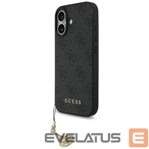 Kitos prekės Guess  Guess 4G Charms Collection MagSafe case for iPhone 17 - black 