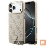 Kitos prekės Guess  Guess 4G Triangle Logo MagSafe Case for iPhone 17 Pro Max - Rose Gold 