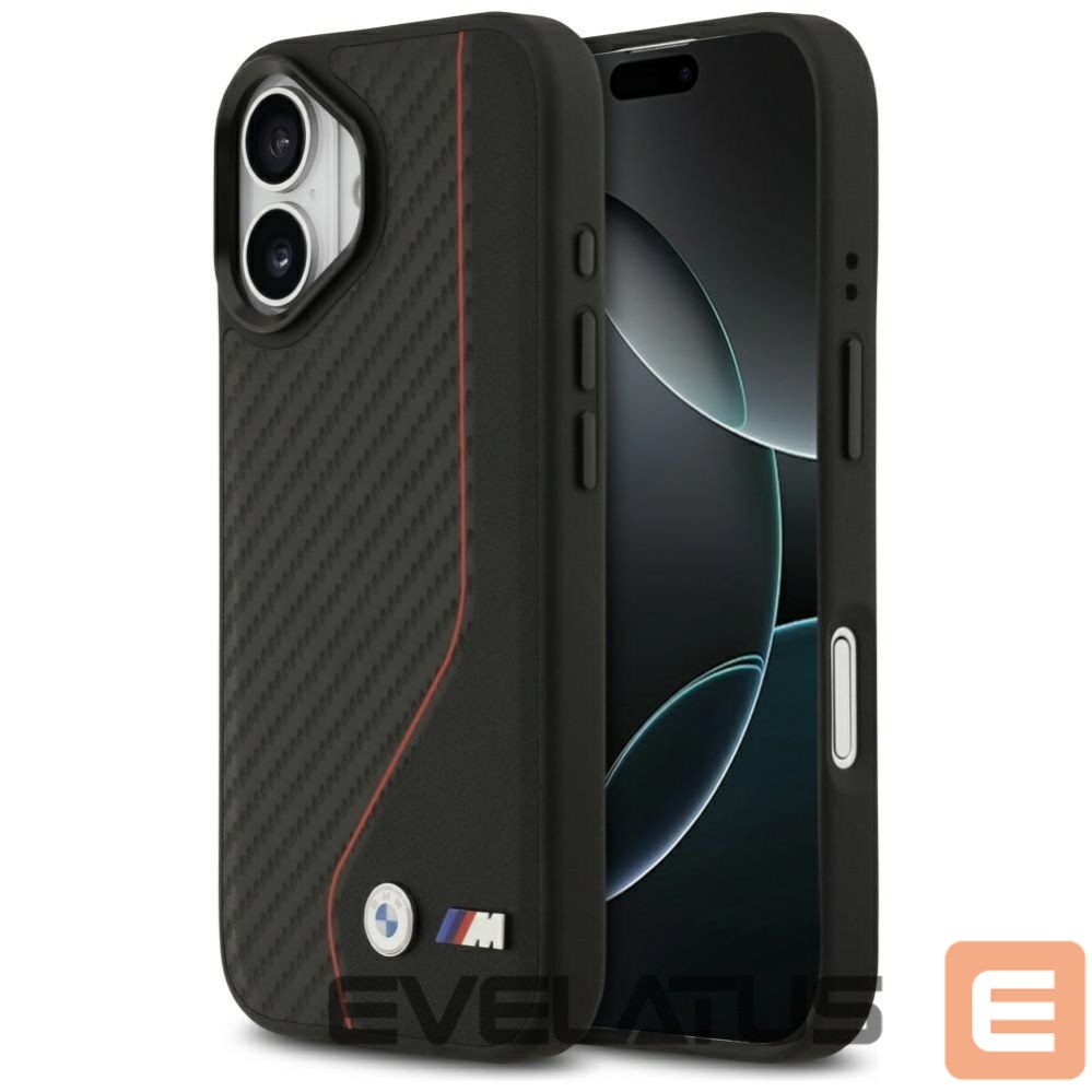 Kitos prekės BMW BMW M Carbon Line & Logo MagSafe Case for iPhone 17 - Red