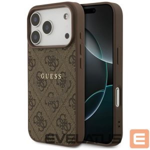 Kitos prekės Guess  Guess 4G Ring Classic Logo MagSafe Case for iPhone 17 Pro - Brown 