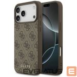 Kitos prekės Guess  Guess 4G Classic Case for iPhone 17 Pro Max - Brown 