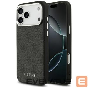 Kitos prekės Guess  Guess 4G Classic Logo MagSafe case for iPhone 17 Pro Max - black 