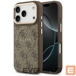 Kitos prekės Guess  Guess 4G PU Classic Logo MagSafe Case for iPhone 17 Pro - Brown 