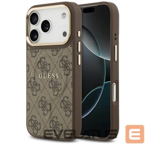 Kitos prekės Guess  Guess 4G PU Classic Logo MagSafe Case for iPhone 17 Pro - Brown 