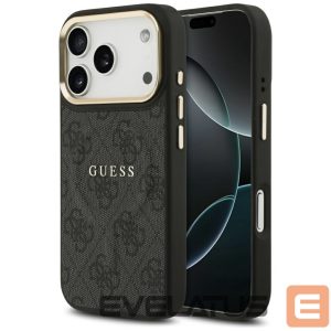 Kitos prekės Guess  Guess 4G PU Classic Logo MagSafe case for iPhone 17 Pro - black 