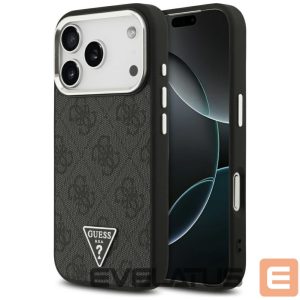 Kitos prekės Guess  Guess 4G Triangle Logo MagSafe case for iPhone 17 Pro - black 