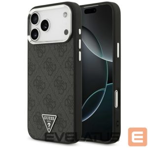Kitos prekės Guess  Guess 4G Triangle Logo MagSafe case for iPhone 17 Pro Max - black 