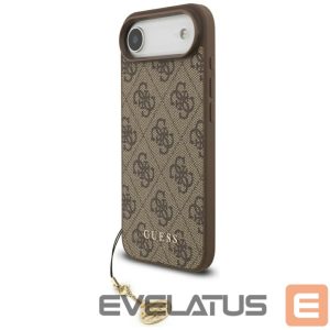 Kitos prekės Guess  Guess 4G Charms Collection MagSafe case for iPhone Air - brown 