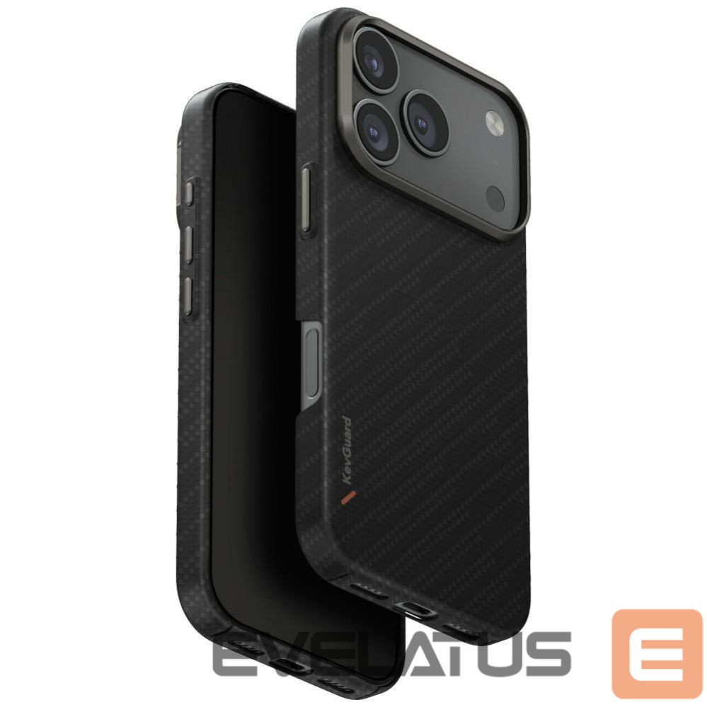 Kitos prekės UNIQ Uniq Keva EDGE Magclick Charging Case for iPhone 17 Pro - Black