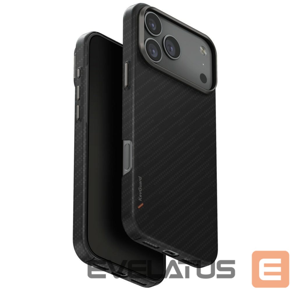 Kitos prekės UNIQ Uniq Keva EDGE Magclick Charging Case for iPhone 17 Pro Max - Black