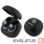 Kitos prekės Guess  Guess Bluetooth headphones GUTWSJ144ESK TWS + docking station black/black Iridescent 4G Printed Logo 