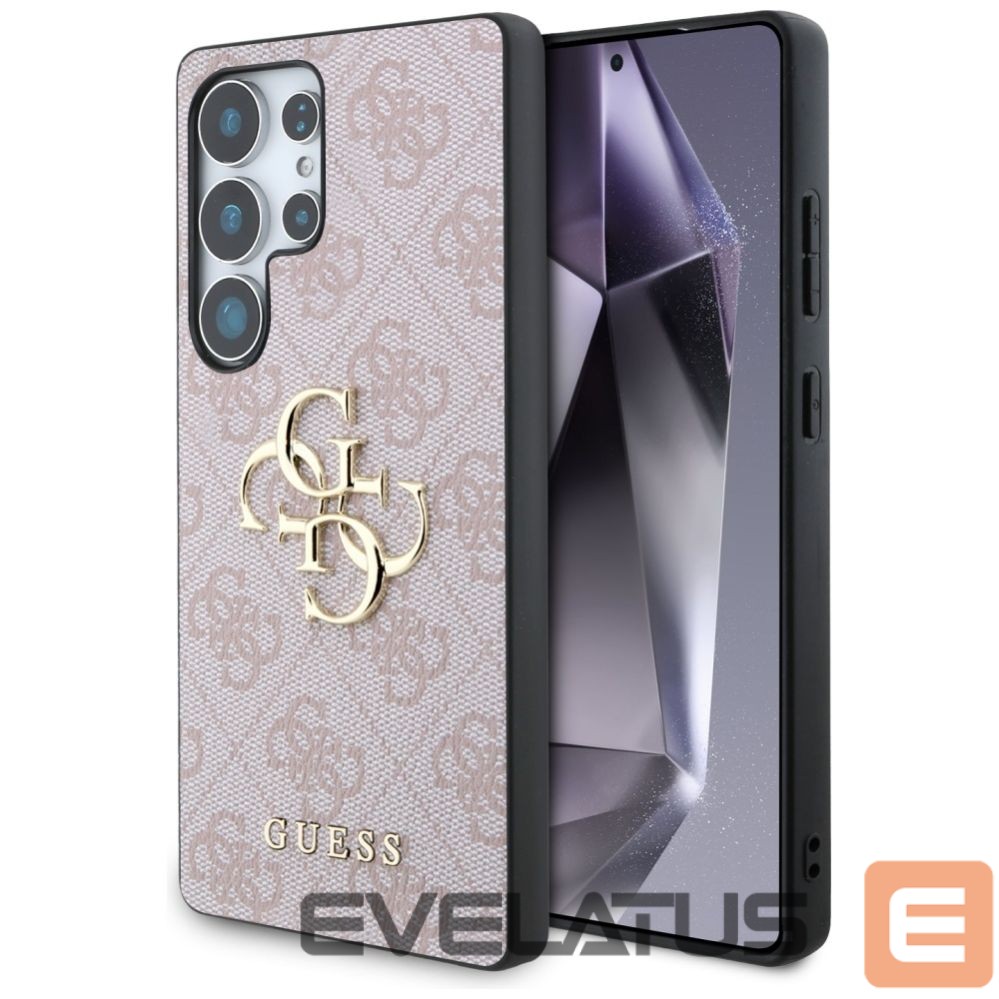 Kitos prekės Guess Guess Big 4G Logo Classic Logo Case for Samsung Galaxy S25 Ultra Pink