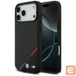 Kitos prekės BMW  BMW M Carbon Tricolor Line MagSafe Case for iPhone 17 Pro Max - Black 