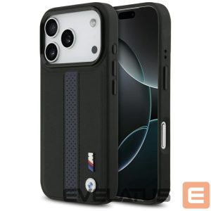 Kitos prekės BMW  BMW M Perforated Stripe Logo MagSafe Case for iPhone 17 Pro - Blue 