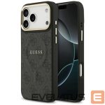 Kitos prekės Guess  Guess 4G PU Classic Logo MagSafe case for iPhone 17 Pro Max - black 