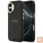 Kitos prekės Guess  Guess Peony Hot Stamp MagSafe Case for iPhone 17 - Black 
