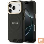 Kitos prekės Guess  Guess Peony Hot Stamp MagSafe Case for iPhone 17 Pro - Black 