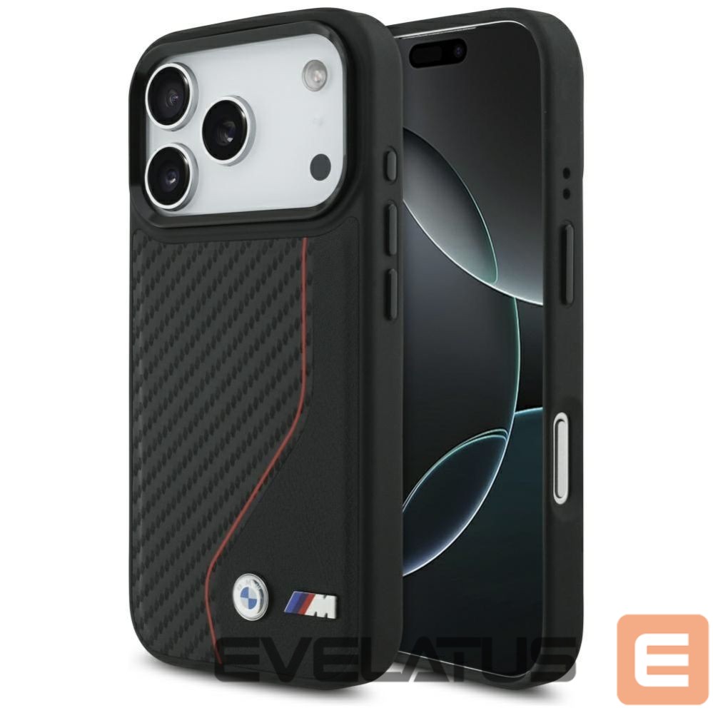 Kitos prekės BMW BMW M Carbon Line & Logo MagSafe Case for iPhone 17 Pro - Red