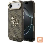 Kitos prekės Guess  Guess 4G Big 4G Classic Logo Case for iPhone Air - Brown and Gold 