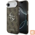 Kitos prekės Guess  Guess 4G Big 4G Classic Logo case for iPhone 17 Air - brown and silver 