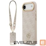 Kitos prekės Guess  Guess 4G Strass Logo & Big Strap Metal Buttons MagSafe Case for iPhone Air - Pink 